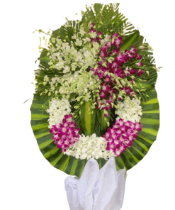 Lẵng hoa viếng đám ma đẹp - Tâm nguyện 01